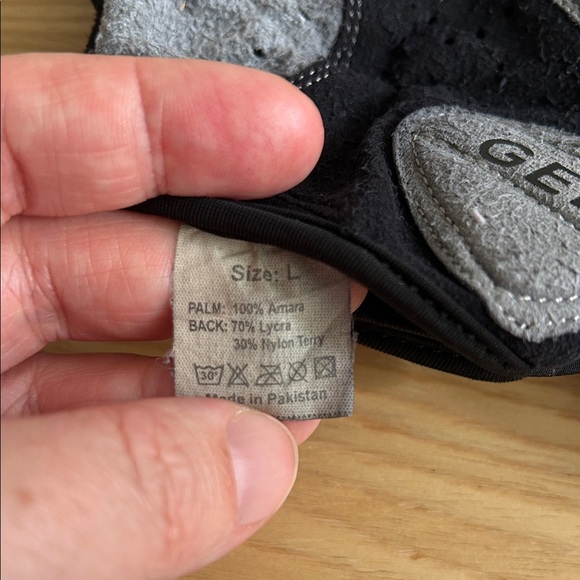 CASTELLI Black Cycling Gloves, fingerless, gel palm - Picture 6 of 8